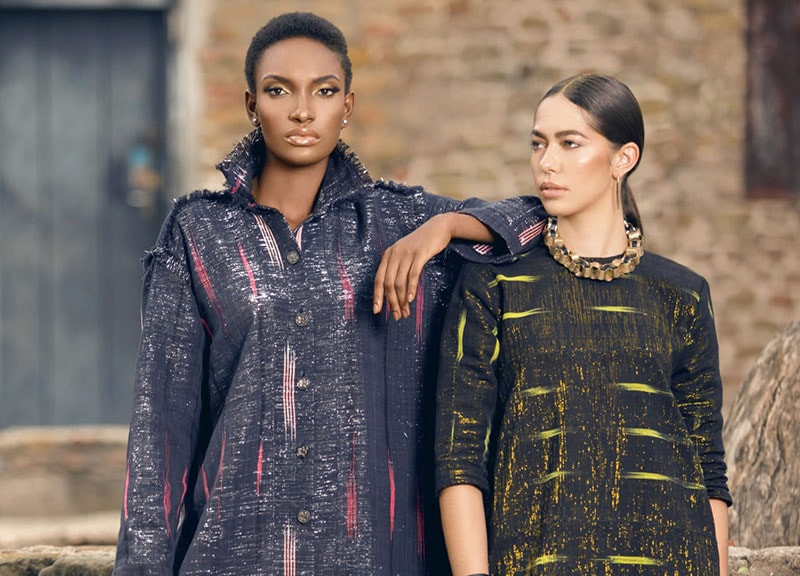 A fashion e-commerce website for an emerging african label